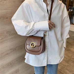 PU Leather Saddle Bags Women 2021